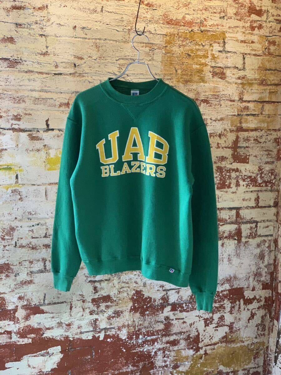 80s RUSSELL ATHLETIC PRINTED SWEAT MADE IN USA ラッセルアスレチック プリントスウェット アメリカ製 USA製 アメカジ 70s プリントタグ_画像1