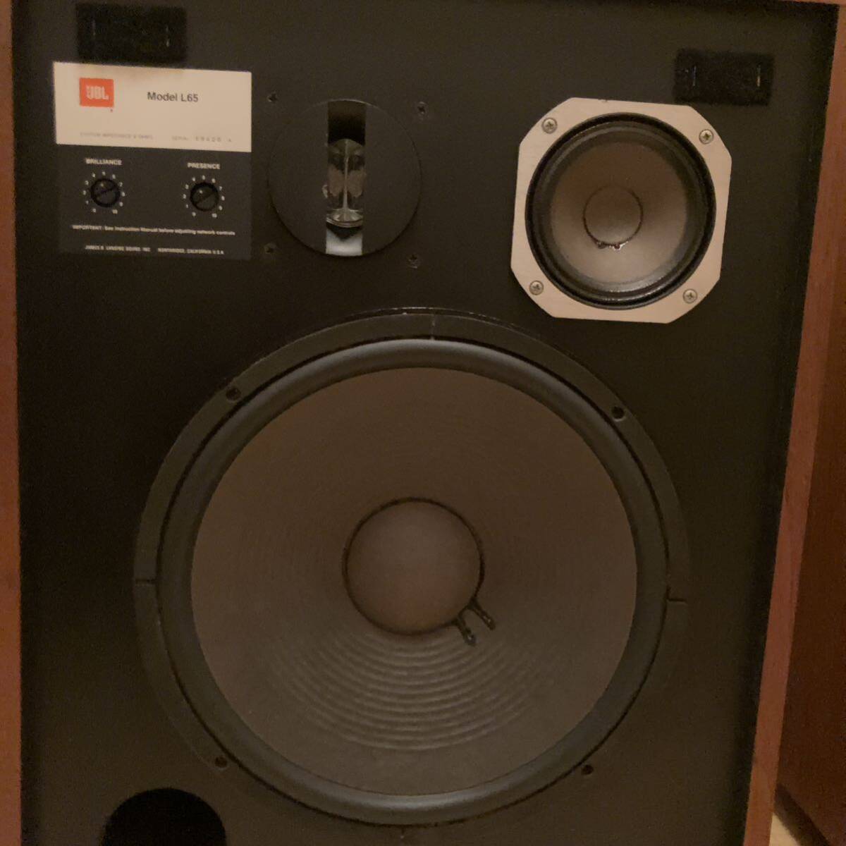 JBL スピーカーペア　Model L65 シリアルあり_画像4