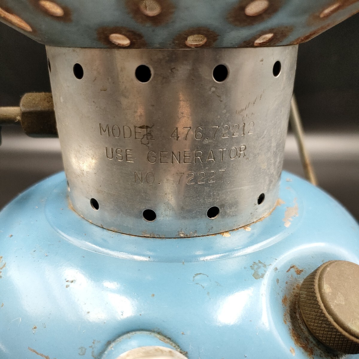 ジャンク品　格安出品　Sears 476.72212 シアーズ　ランタン　ガソリンランタン　Coleman 1969年3月製造　レストア　パーツ取り ビンテージ_画像7