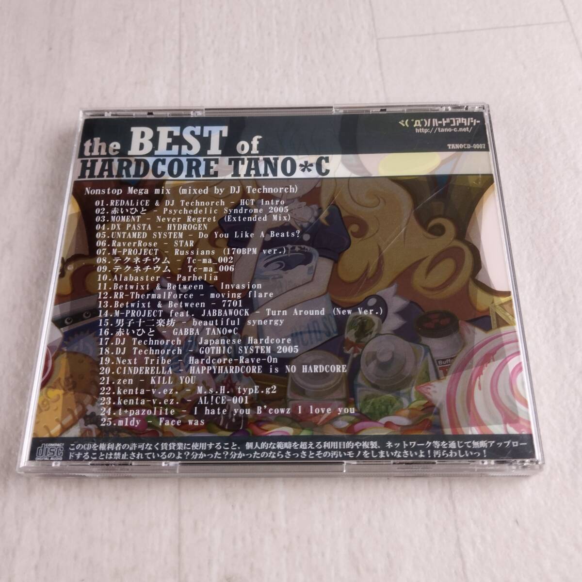 1MC9 CD the BEST of HARDCORE TANO*C ハードコアタノシー_画像2