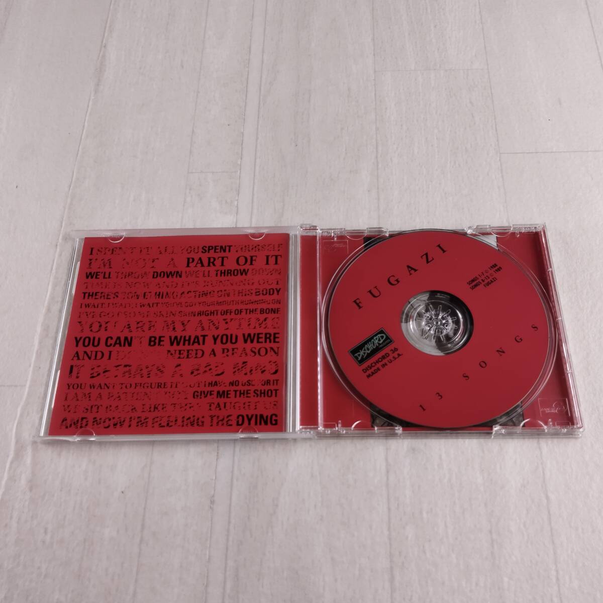 1MC13 CD FUGAZI 13 SONGS _画像3