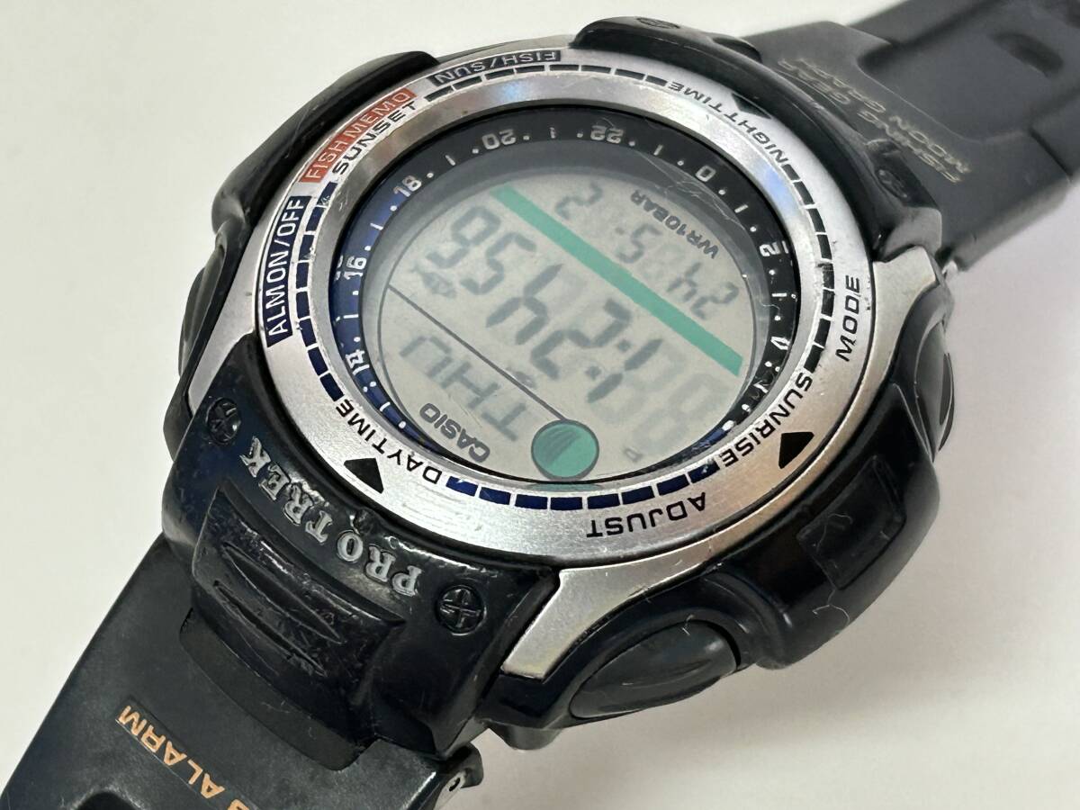 S50*CASIO Casio * наручные часы PROTREK Protrek PRS-400 цифровой работа хороший 