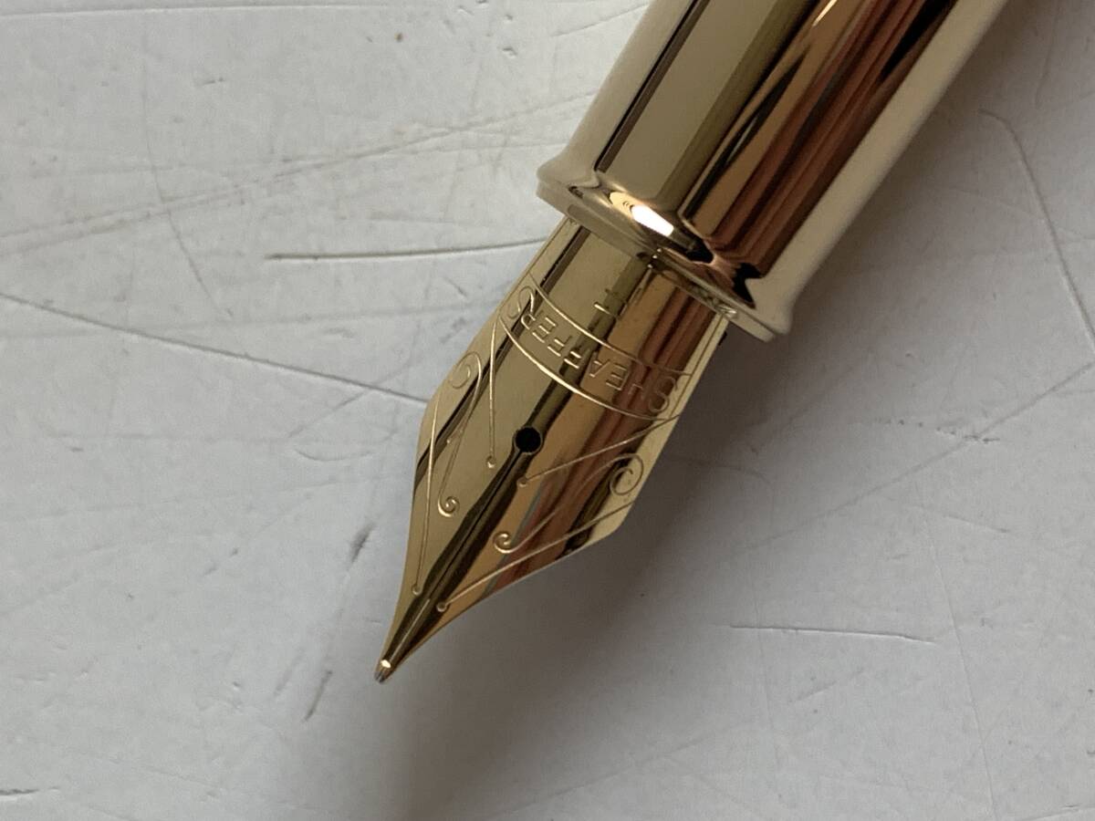 ru811◆SHEAFFER シェーファー◆万年筆 ペン先F 筆記用具 ケース付きの画像5