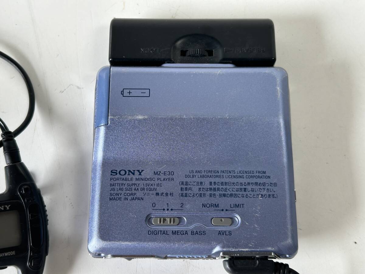 Ej546◆SONY ソニー◆MD WALKMAN ウォークマン MZ-E30 MDプレーヤー_画像5