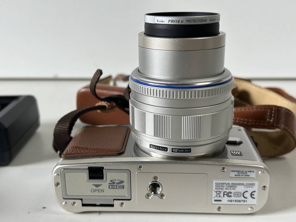 Ej547*OLYMPUS Olympus * mirrorless single-lens PEN E-P2 pen digital single‐lens reflex camera lens 14-42mm 1:3.5-5.6/14mm 1:2.8