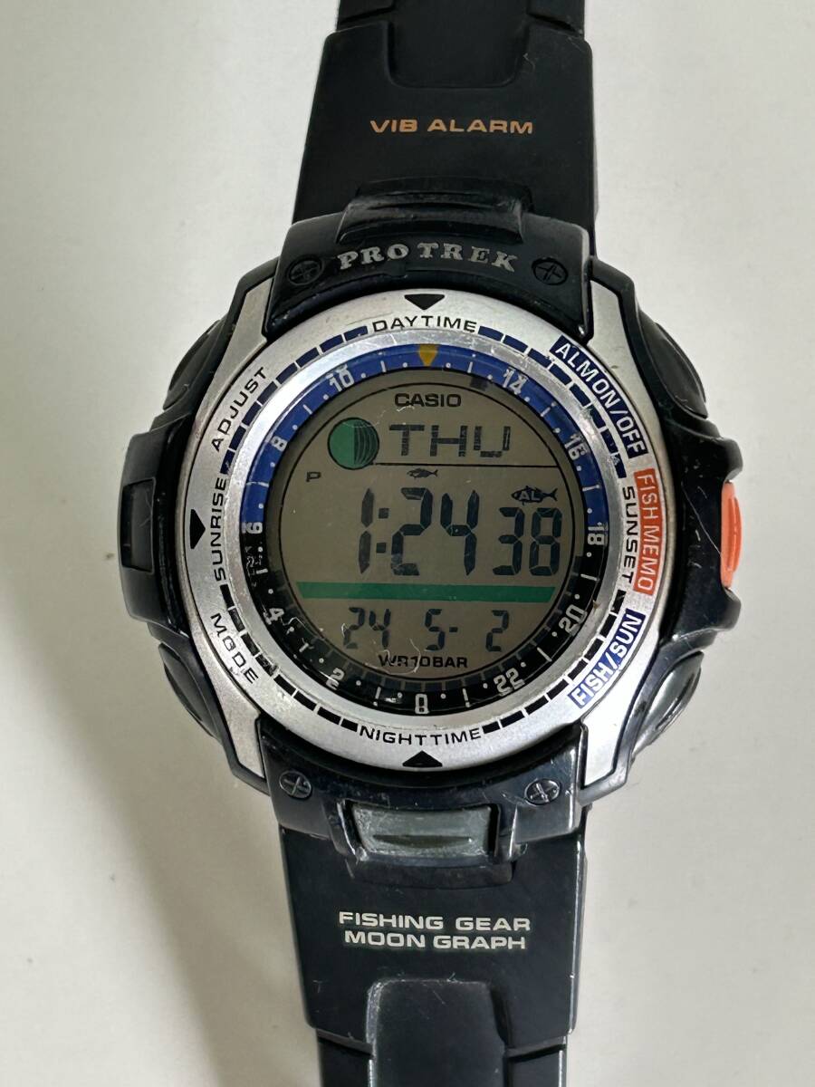 S50◆CASIO カシオ◆腕時計 PROTREK プロトレック PRS-400 デジタル 動作良好の画像1