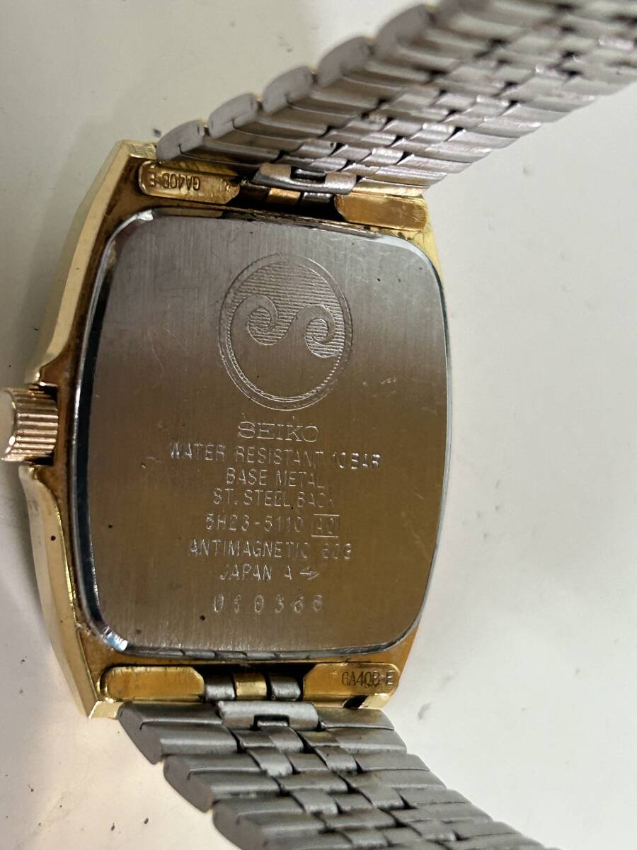 S5◆SEIKO セイコー◆腕時計 クロノス Chronos 5H23-5110 デイデイト ゴールドの画像7