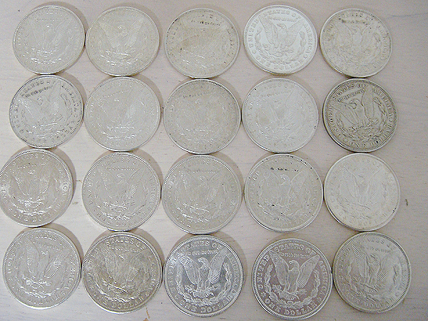 【1枚の価格】 アメリカ モルガンダラー 銀貨 1921年 本物 即決_1枚の価格