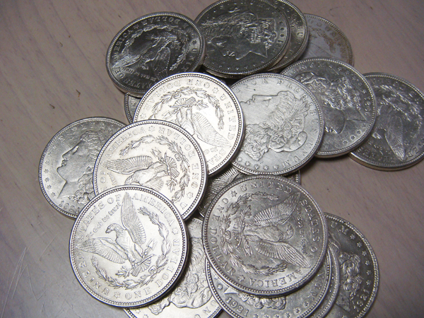 【1枚の価格】 アメリカ モルガンダラー 銀貨 1921年 本物 即決_1枚の価格