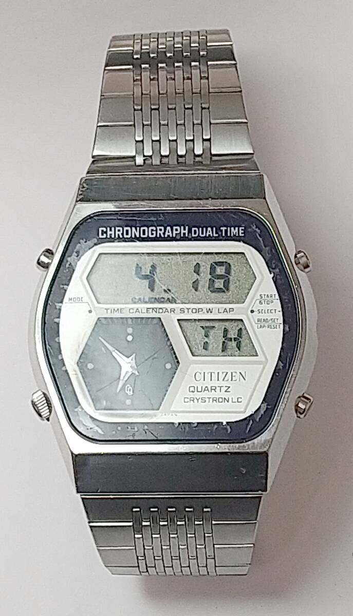 シチズン　CITIZEN　デジアナ　デジタル　中古　完動品　取説コピー付き_画像3