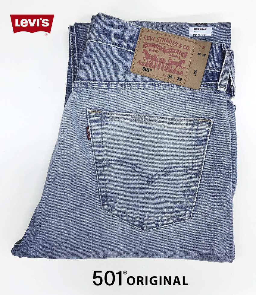 * new goods unused /1 point only #Levi\'s 501 original Fit light indigo WORN IN/005013310/34# stock limit #