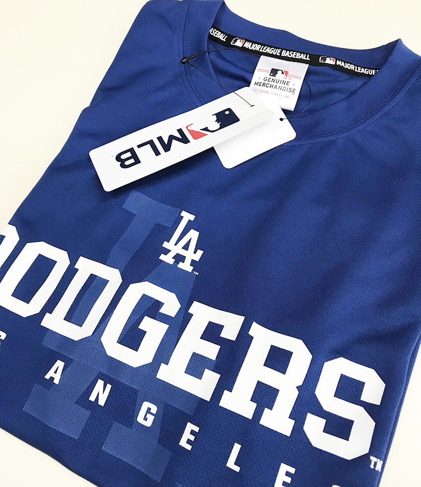 ★限定★新品タグ付き/MLB公式 Los AngelesロサンゼルスDODGERSドジャース 大谷翔平デコピン 半袖ドライTシャツ/M■在庫限り■_画像1