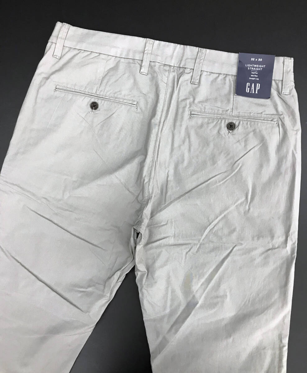 新品タグ付き4990円を/1点のみ/GAPギャップLIGHTWEIGHT ライトウエイトSTRAIGHTストレート/GRY/34/32■在庫限り■の画像3