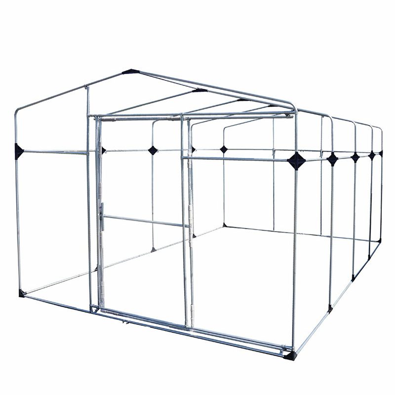  movement type plastic greenhouse interval .2.75m depth 4m height 2.18m approximately 3.3 tsubo pipe pace type flat roof type .. house MGH-2740Light juridical person sama / delivery shop cease free shipping 