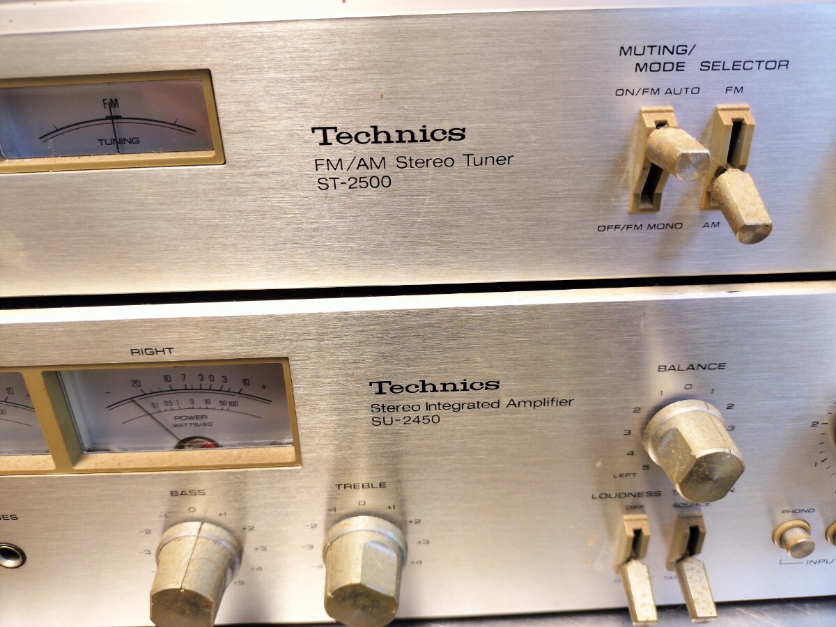 Technics　ステレオチューナー　ステレオ アンプ？　動作未確認_画像2