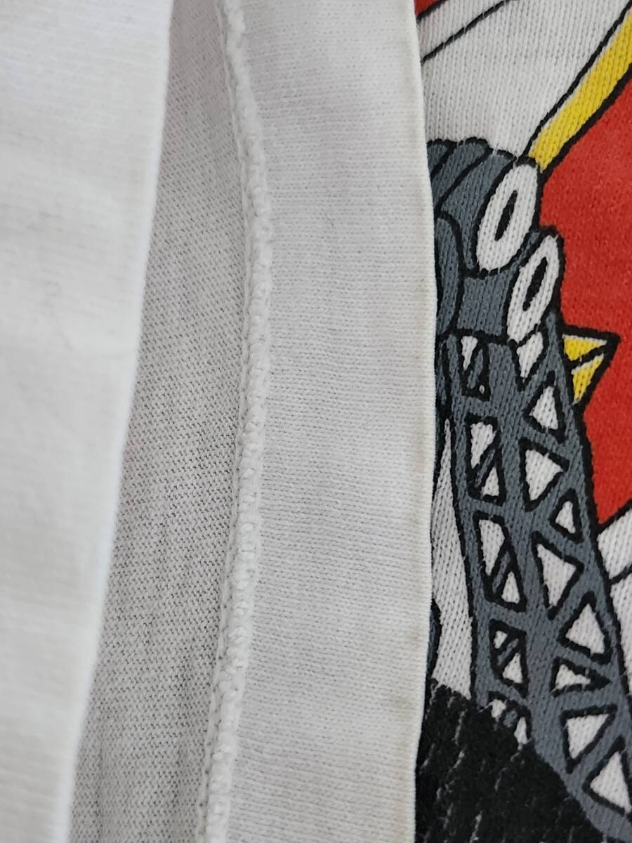 【XL】90sオリジナルAC/DCツアーTシャツバンドTビーバス&バットヘッドビンテージアニメ映画ムービー_袖リブ内側