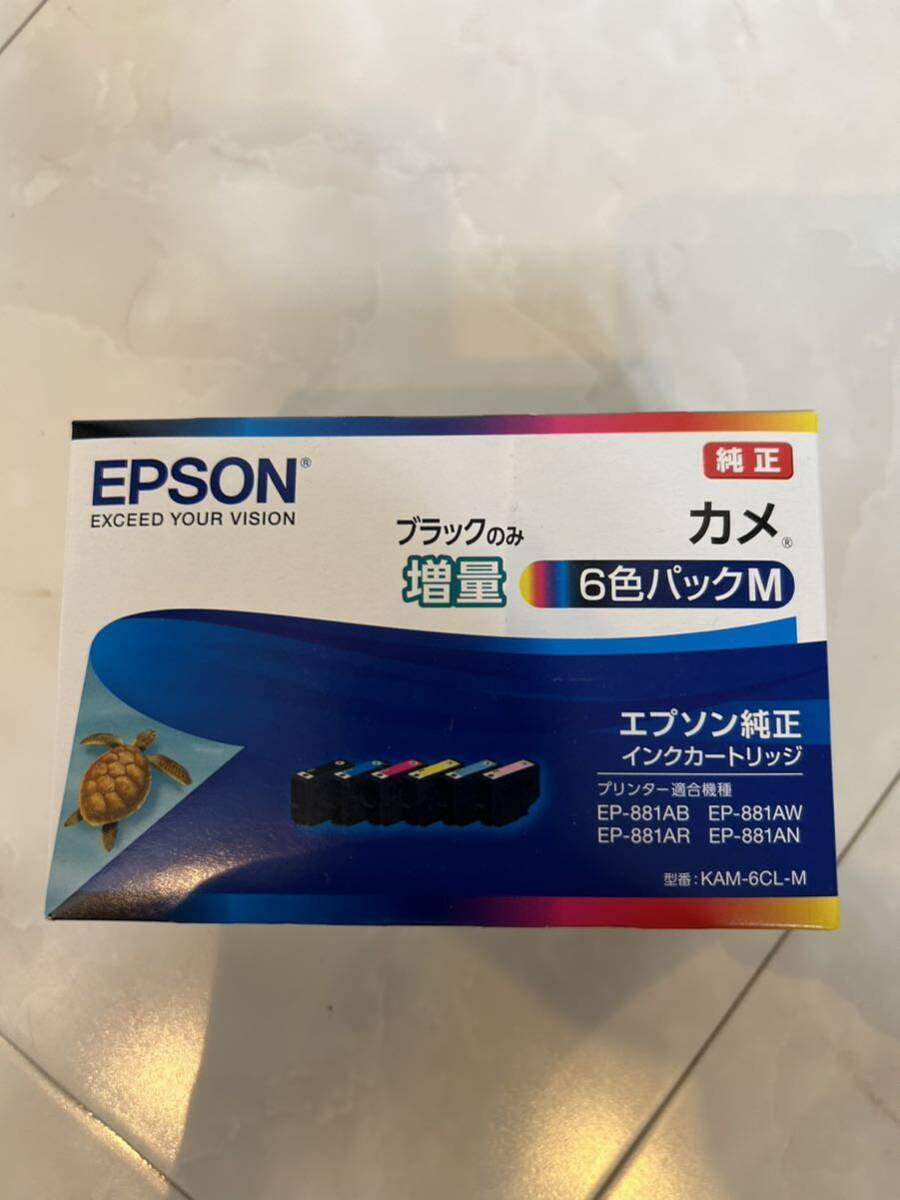 エプソン 純正インクカートリッジ カメ 6色パックM増量の画像2