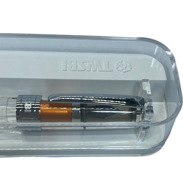 【新品未開封】TWSBI ツイスビー M7445440 ダイヤモンド580AL 万年筆 筆記用具 文具 クリア オレンジ_画像3