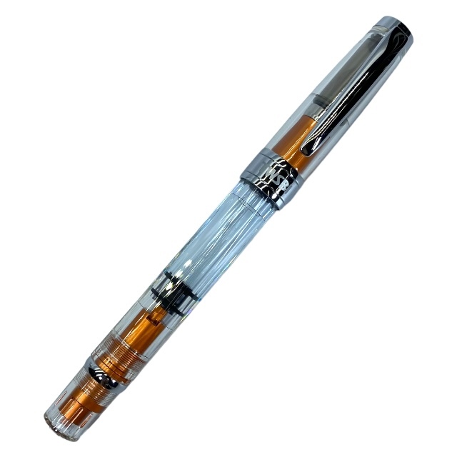 【未使用】TWSBI ツイスビー M7445410 ダイヤモンド580AL 吸入式 万年筆 筆記用具 文具 クリア オレンジ_画像1