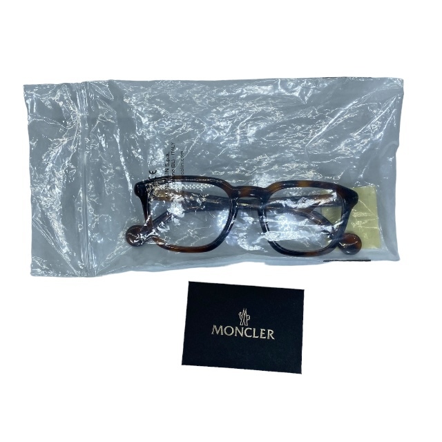 Moncler Moncler ML5042 052 51*21 145 sunglasses I wear glasses small articles Logo plastic tortoise shell 