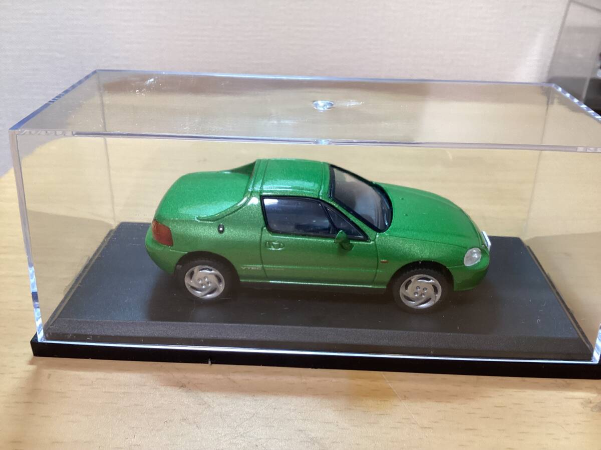 国産名車　コレクション 1/43 ホンダ　CR-X デルソル　1992 定形外350円_画像4