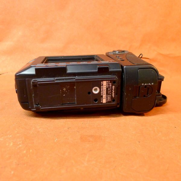 e★052 SHARP シャープ 8mm ビデオカメラ Hi8 VIEWCAM VL-HL50 ビューカムボード/60_画像7