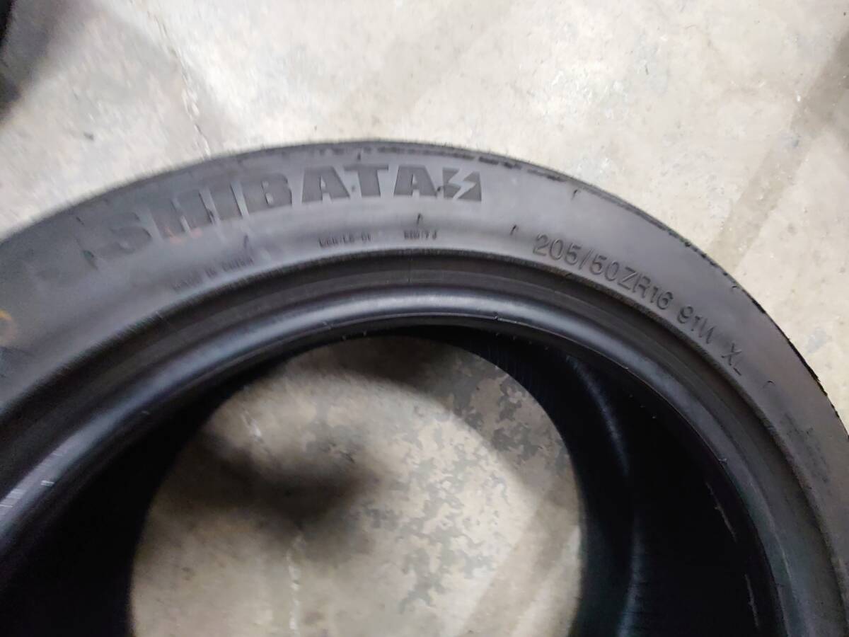 ★☆シバタイヤ　TW280 　205/50R16 2本セット　処分品　中古G☆★_画像5