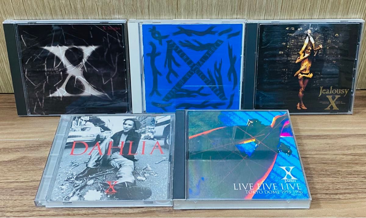 X JAPAN CD アルバム 5枚セット ベストアルバム,ライブアルバムあり