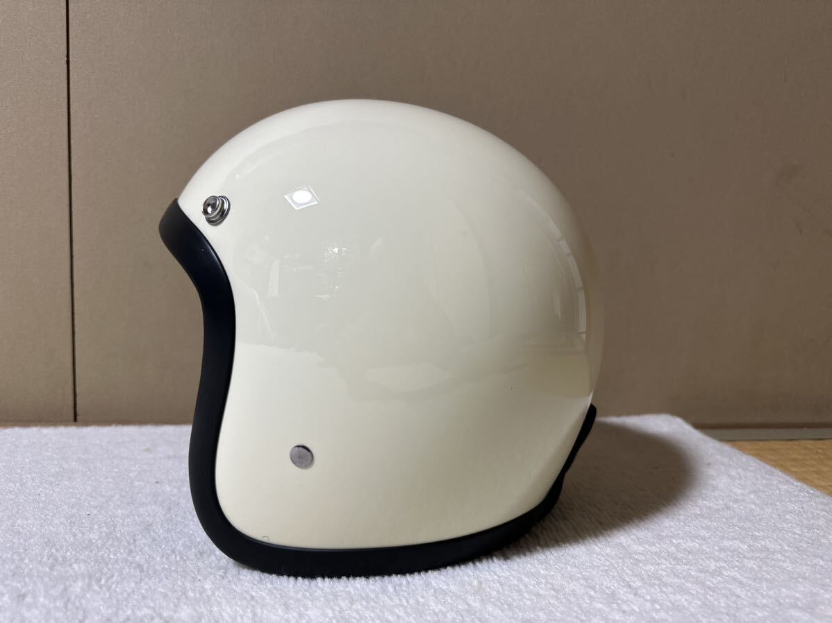 スモールジェットヘルメット　アイボリー　Mサイズ　500TX 小帽体　ジェットヘルメット　_画像2