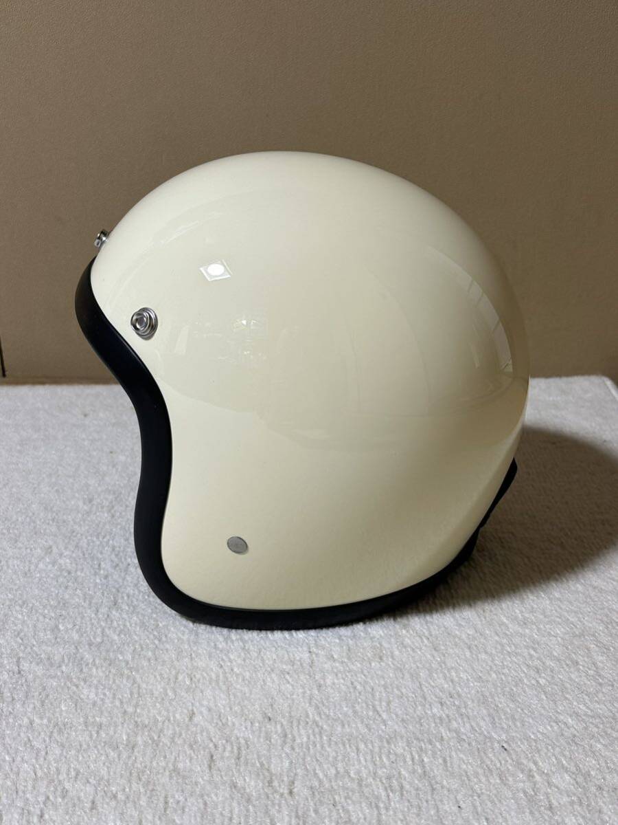 スモールジェットヘルメット　アイボリー　Mサイズ　未使用品　500TX 小帽体　ジェットヘルメット　BELL ビンテージ レプリカ_画像5
