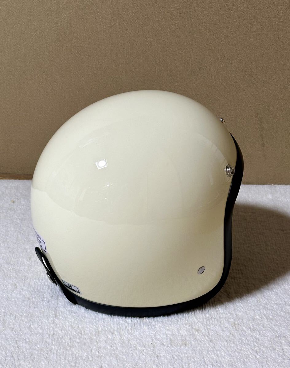 スモールジェットヘルメット　アイボリー　Mサイズ　未使用品　500TX 小帽体　ジェットヘルメット　BELL ビンテージ レプリカ_画像3