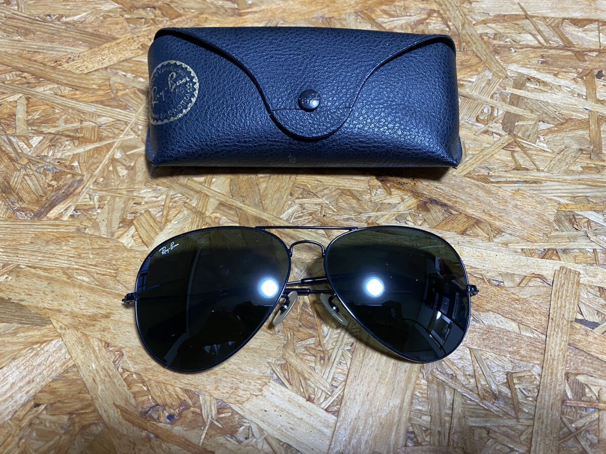 【美品】RayBan レイバン サングラス AVIATOR LARGE METAL RB3026 L2821 62 14 3N _画像1