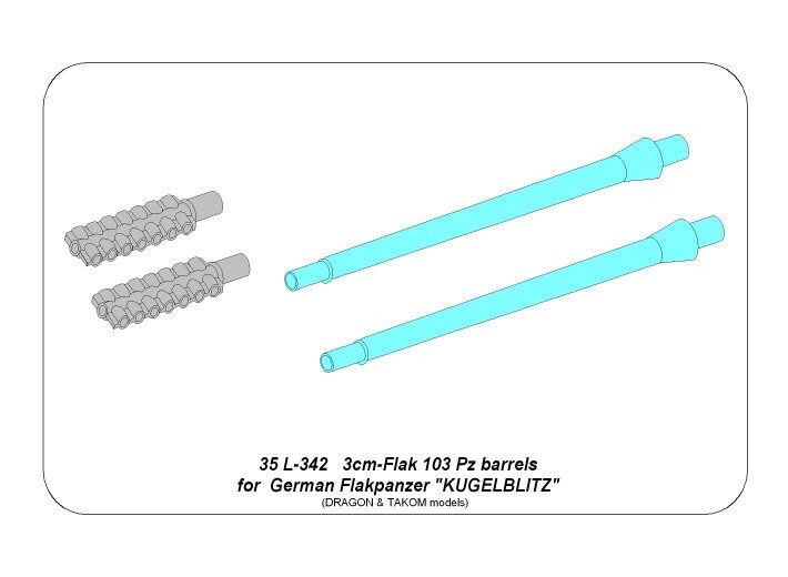 a veil 35L342 1/35 Germany Koo gel Blitz for 3cm Flak 103..( all-purpose )