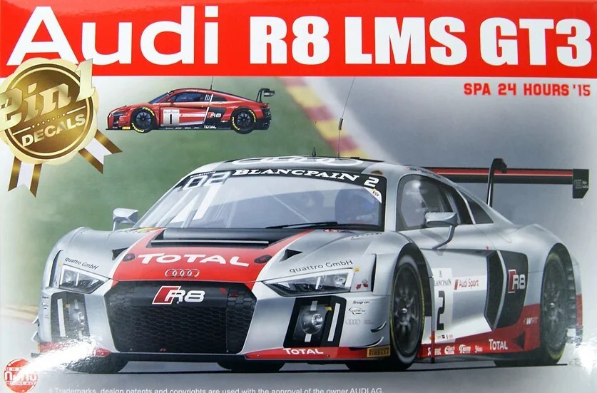 ZoomOn ZD104 1/24 ウインドー・ライト 塗装マスキング- アウディ R8 LMS GT3_画像2