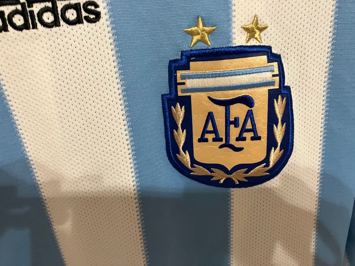 アディダス　アルゼンチン　ユニフォーム　メッシ　サッカーシャツ　ゲームシャツ