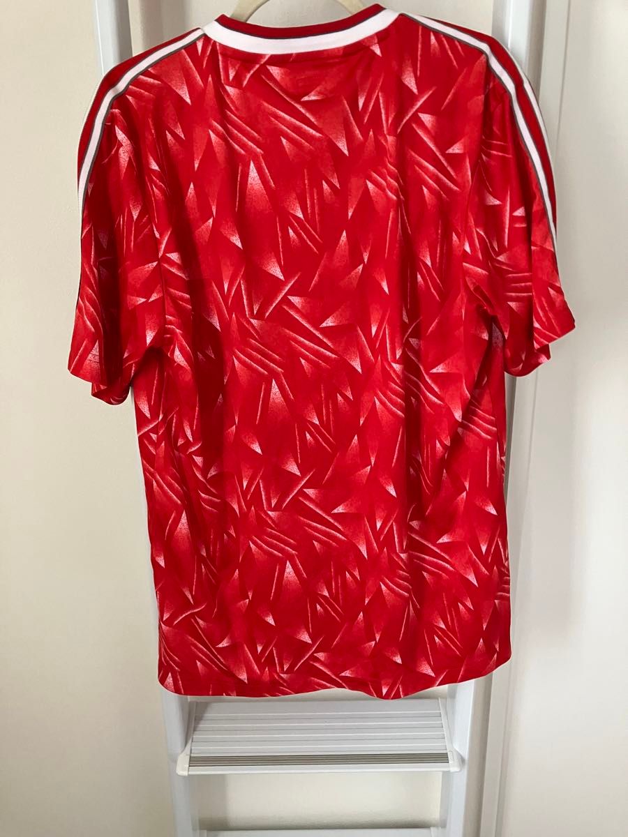 リバプールFC oサイズ89-90-91復刻ユニフォーム adidas originals トレフォイル　Candy ゲームシャツ