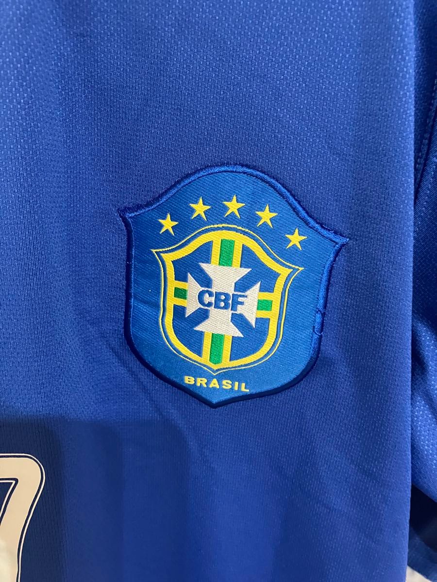 ブラジル代表　2006 ワールドカップ　 NIKE ナイキ　ユニフォーム　サッカーシャツ　ゲームシャツ　XLサイズ 7番