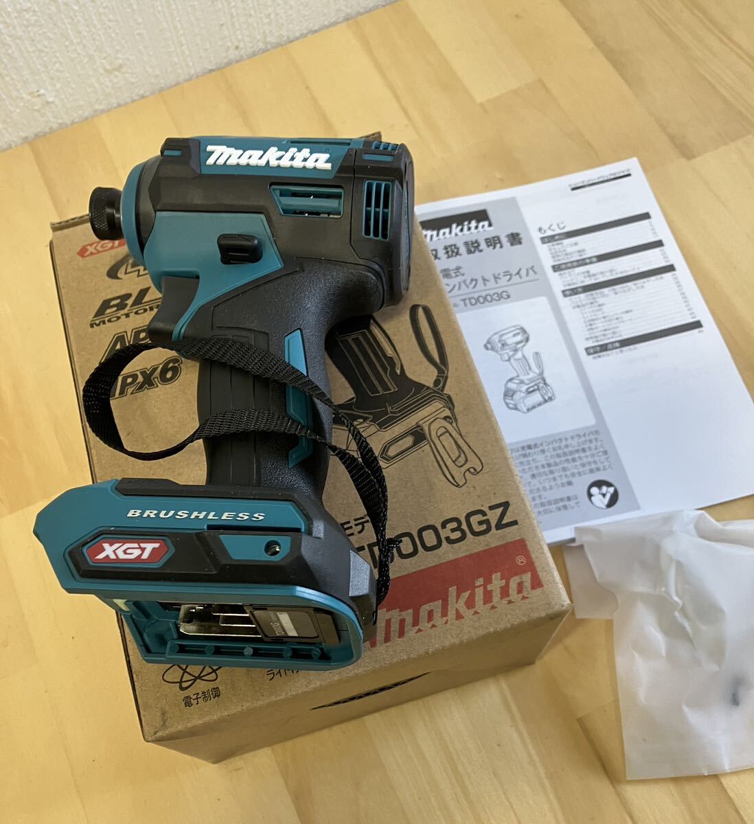 マキタ makita 40Vmax TD003GZ（青 本体のみ）_画像1