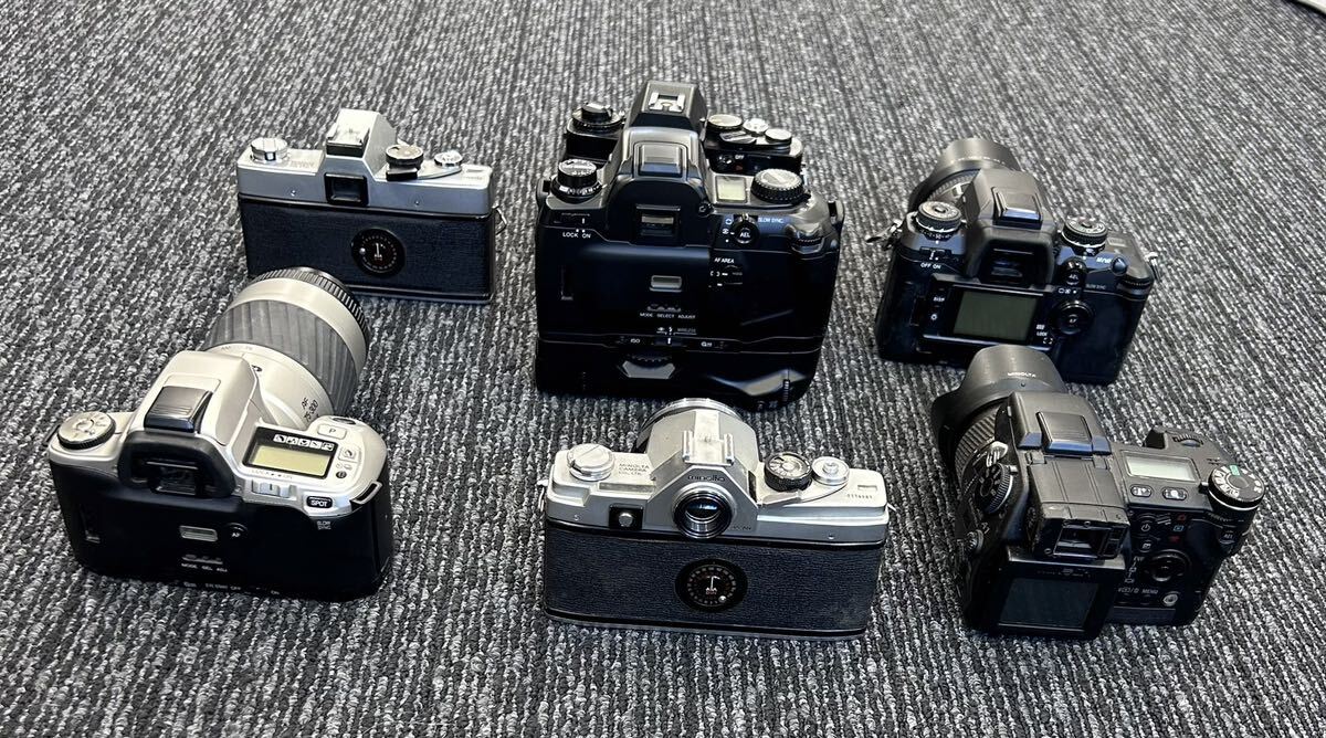 MINOLTA ミノルタ /大量 フィルムカメラ ボディ レンズ/付属品/動作未確認 まとめて ジャンク セット まとめ NM019_画像9