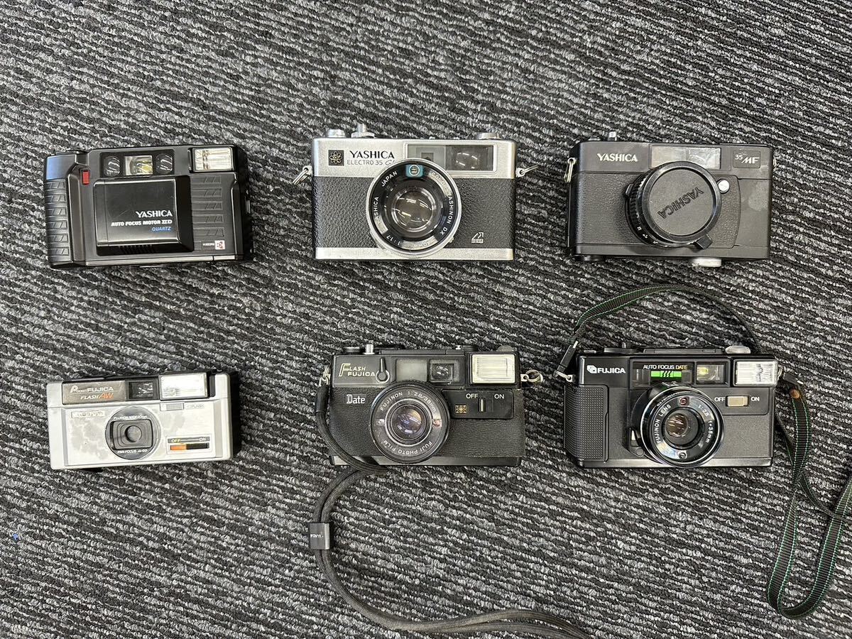 FUJICA・YASHICA /大量 フィルムカメラ ボディ レンズ/付属品/動作未確認 まとめて ジャンク セット まとめ MM052_画像1