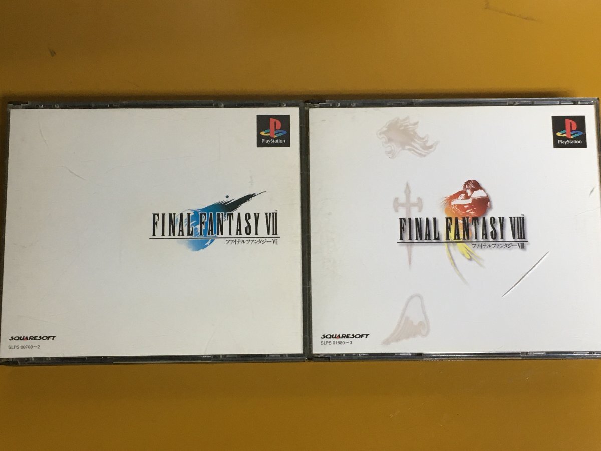 PS-124 PS FF ファイナルファンタジー FINAL FANTASY 7 8 Ⅶ Ⅷ 2本セット 動作確認済〇_画像1