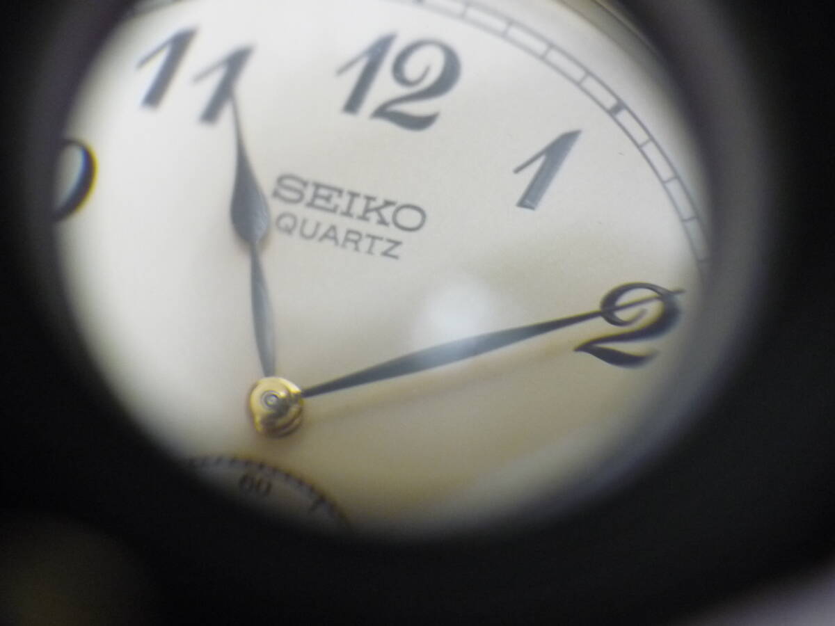 1265　SEIKO セイコー　不動 贈内閣総理大臣 懐中時計 スモールセコンド ゴールド クオーツ式S_画像5
