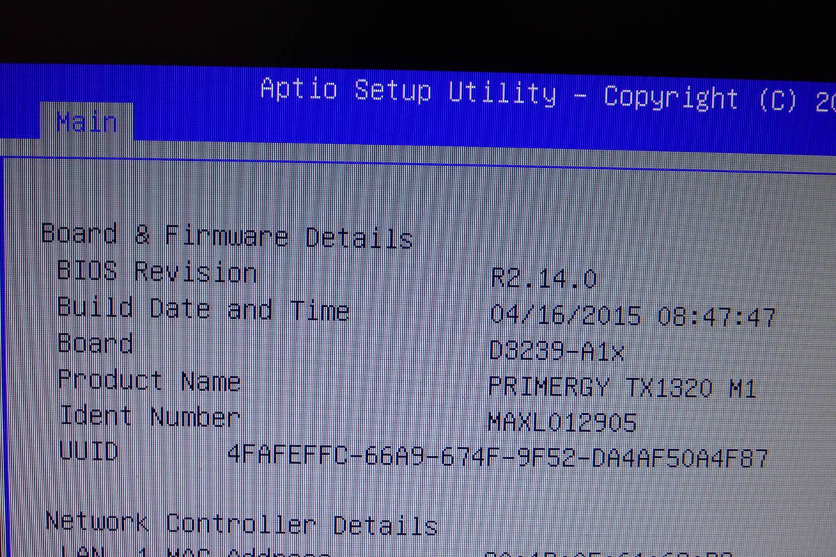 FUJITSU PRIMERGY TX1320 M1 для материнская плата xeon E3-1220V3 CPU 3.10Ghz SKhynix память 4GB SATA кабель имеется рабочее состояние подтверждено #BB02404