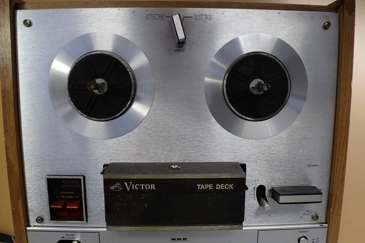  Victor ビクター ステレオテープデッキ TD-451 オープンリールデッキ 通電確認のみ#TN5122_画像4