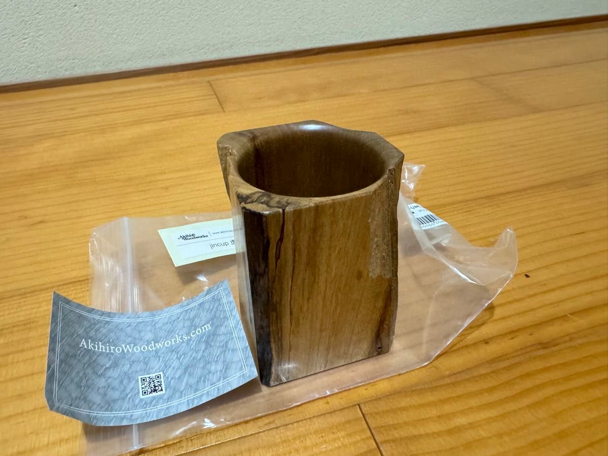 海千山千會　jincup 薩摩　コップ　虚　akihiro wood works未使用品　MOONLIGHT GEAR ジンカップ