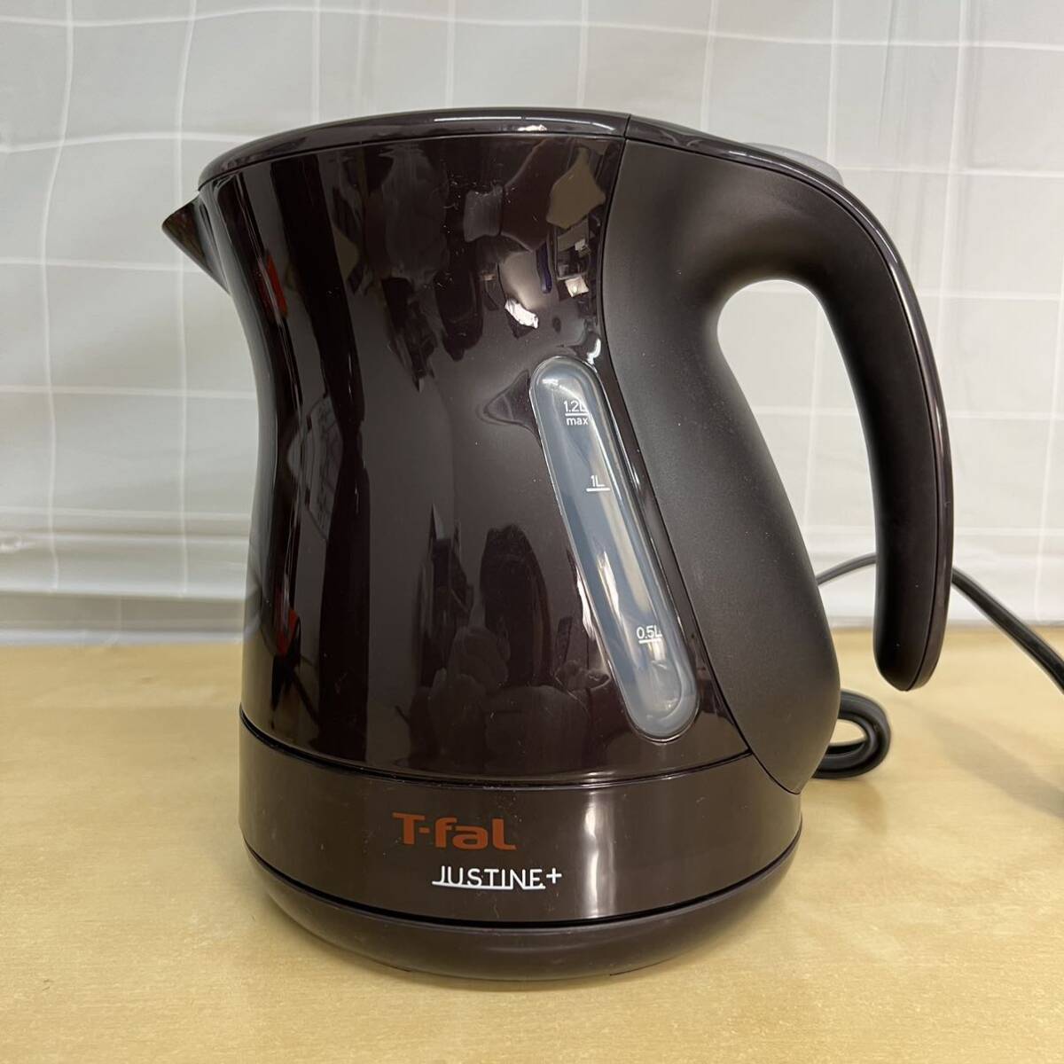 ti fur ru electric kettle [kakao black ]ti fur ruT-FAL electric kettle Justin plus 1.2L KO3408JP cordless [ free shipping ]