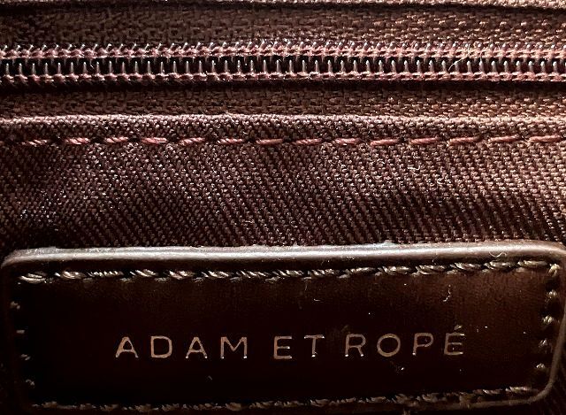 adam et rope アダムエロペ　ショルダーバッグ　ブラウン_画像6