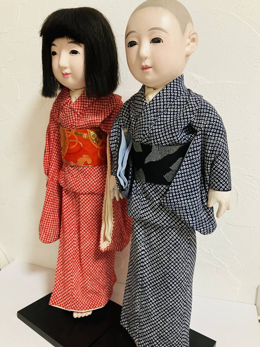 ◎時代 市松人形 童女 童子 - 市松人形 ◎時代 市松人形 童女 童子 - 市松人形