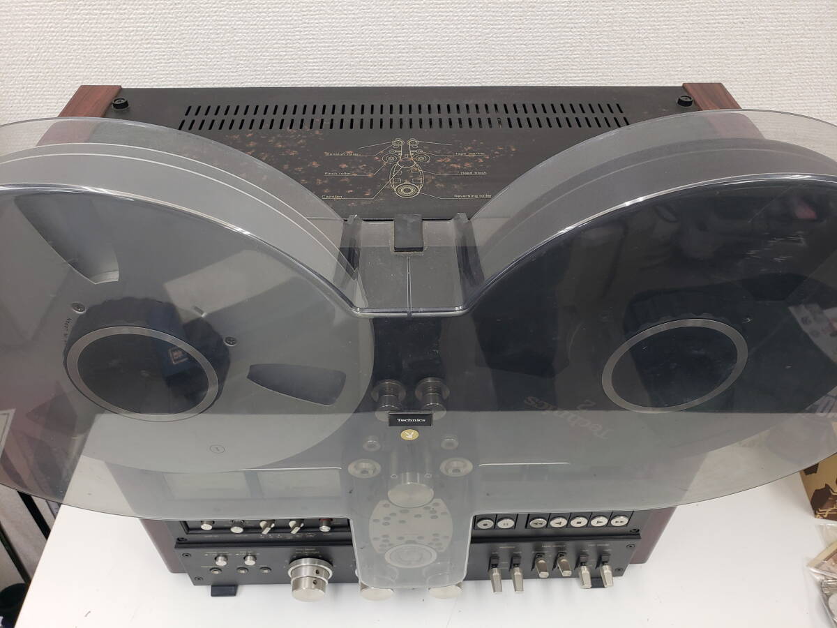 テクニクス　RS-1700U　オープンリールデッキ　【動作品】　テープカバー付き　重量：約27ｋｇ　箱無し_画像9