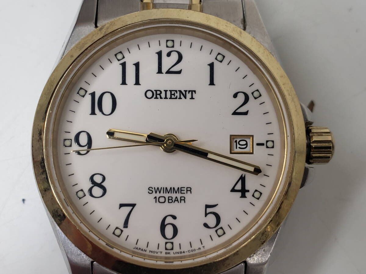 メンズ腕時計　ORIENT　UNB4-B0-C　【不動品】　激安１円スタート_画像1